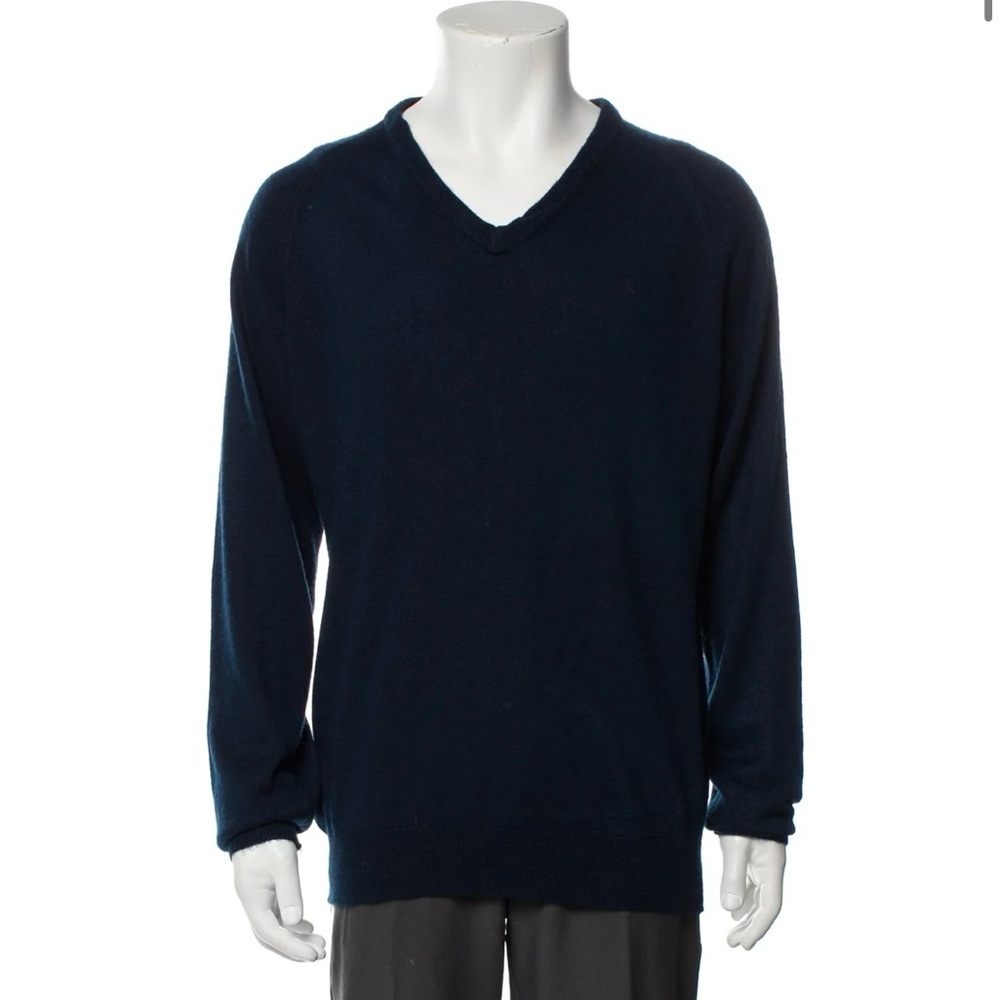 Dior Blue Long Sleeve Tee